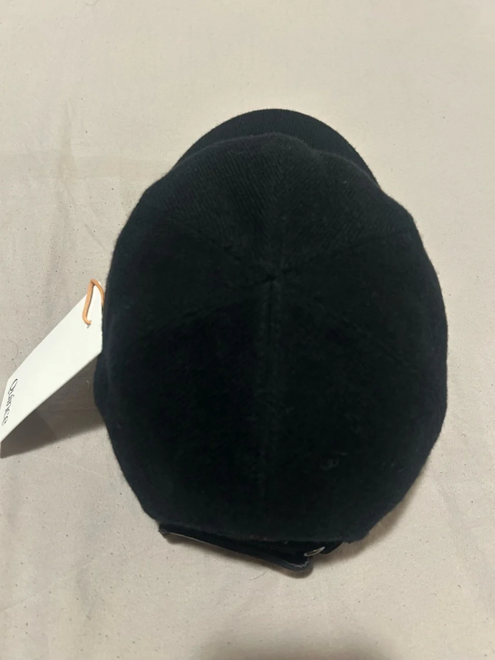 Quince Men's Black Baseball Cap with Minimal Profile